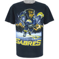 NHL (Power Pro) - Buffalo Sabres T-Shirt 1990s X-Large Vintage Retro Hockey