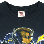 NHL (Power Pro) - Buffalo Sabres T-Shirt 1990s X-Large Vintage Retro Hockey