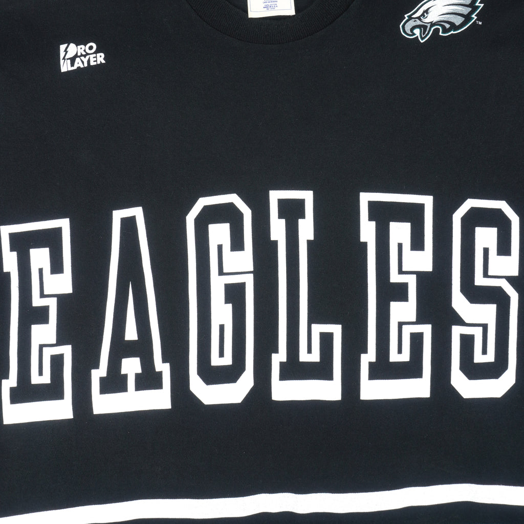 NFL (Pro Player) - Philadelphia Eagles Big Logo Football Jersey 1996 XX-Large Vintage Retro Football