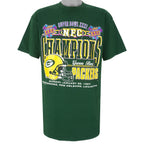NFL (Logo 7) - Green Bay Packers NFC Champions T-Shirt 1997 X-Large Vintage Retro Football