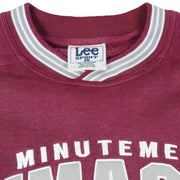NCAA (Lee) - Umass Minutemen Embroidered Sweatshirt 1990s Large Vintage Retro Football College