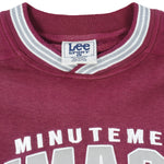 NCAA (Lee) - Umass Minutemen Embroidered Sweatshirt 1990s Large Vintage Retro Football College
