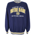 NCAA (Lee) - Notre Dame Fightin Irish Embroidered Sweatshirt 1990s X-Large Vintage Retro Football College