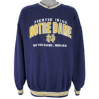 NCAA (Lee) - Notre Dame Fightin Irish Embroidered Sweatshirt 1990s X-Large Vintage Retro Football College