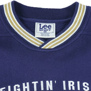 NCAA (Lee) - Notre Dame Fightin Irish Embroidered Sweatshirt 1990s X-Large Vintage Retro Football College