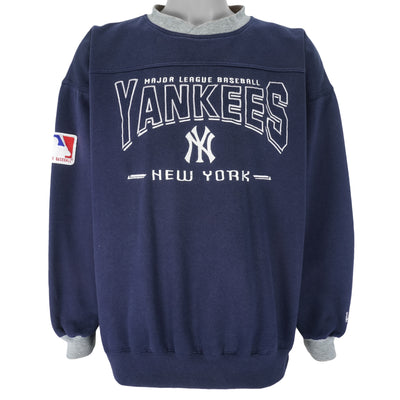 MLB (Lee Sport) - New York Yankees Embroidered Sweatshirt 1990s X-Large