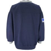 MLB (Lee) - New York Yankees Embroidered Sweatshirt 1990s X-Large Vintage Retro Baseball