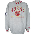 NFL (Lee) - San Francisco 49ers Embroidered Sweatshirt 1990s XX-Large Vintage Retro Football