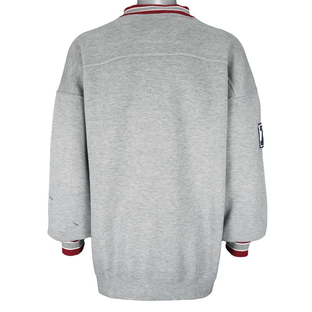 NFL (Lee) - San Francisco 49ers Embroidered Sweatshirt 1990s XX-Large Vintage Retro Football