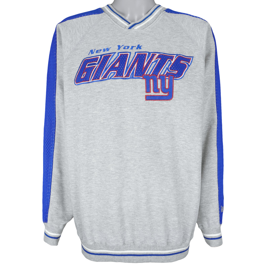 NFL (Lee) - New York Giants Crew Neck Sweatshirt 1990s Large Vintage Retro Football
