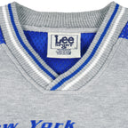 NFL (Lee) - New York Giants Crew Neck Sweatshirt 1990s Large Vintage Retro Football
