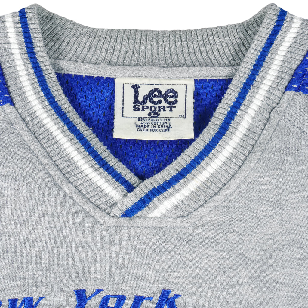 NFL (Lee) - New York Giants Crew Neck Sweatshirt 1990s Large Vintage Retro Football