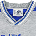 NFL (Lee) - New York Giants Crew Neck Sweatshirt 1990s Large Vintage Retro Football