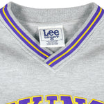 NFL (Lee) - Minnesota Vikings Embroidered Sweatshirt 1990s XX-Large Vintage Retro Football