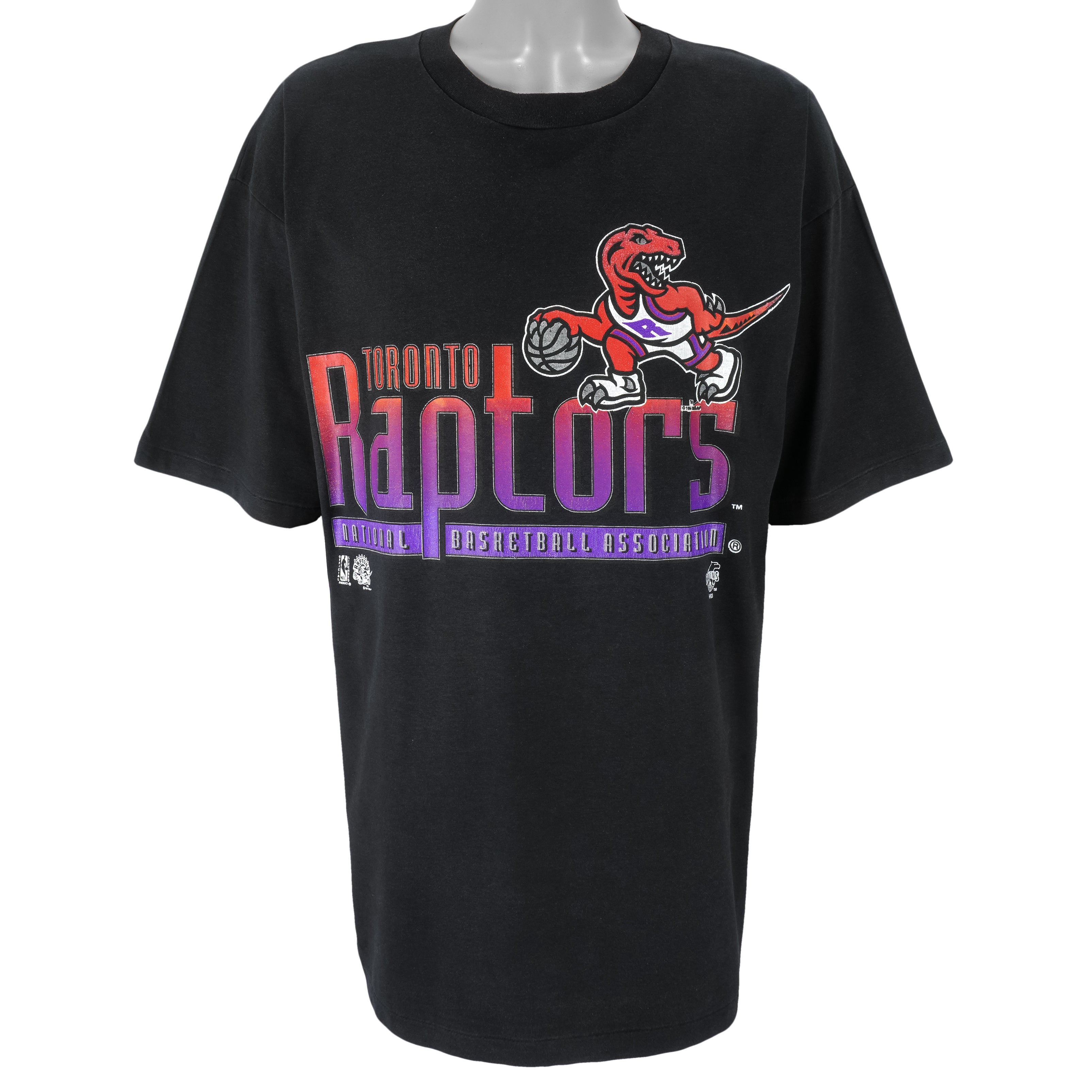 NBA (Ravens Athletic) - Toronto Raptors T-Shirt 1990s XX-Large Vintage Retro