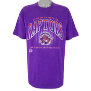 NBA (Salem) - Toronto Raptors T-Shirt 1994 X-Large Vintage Retro Basketball