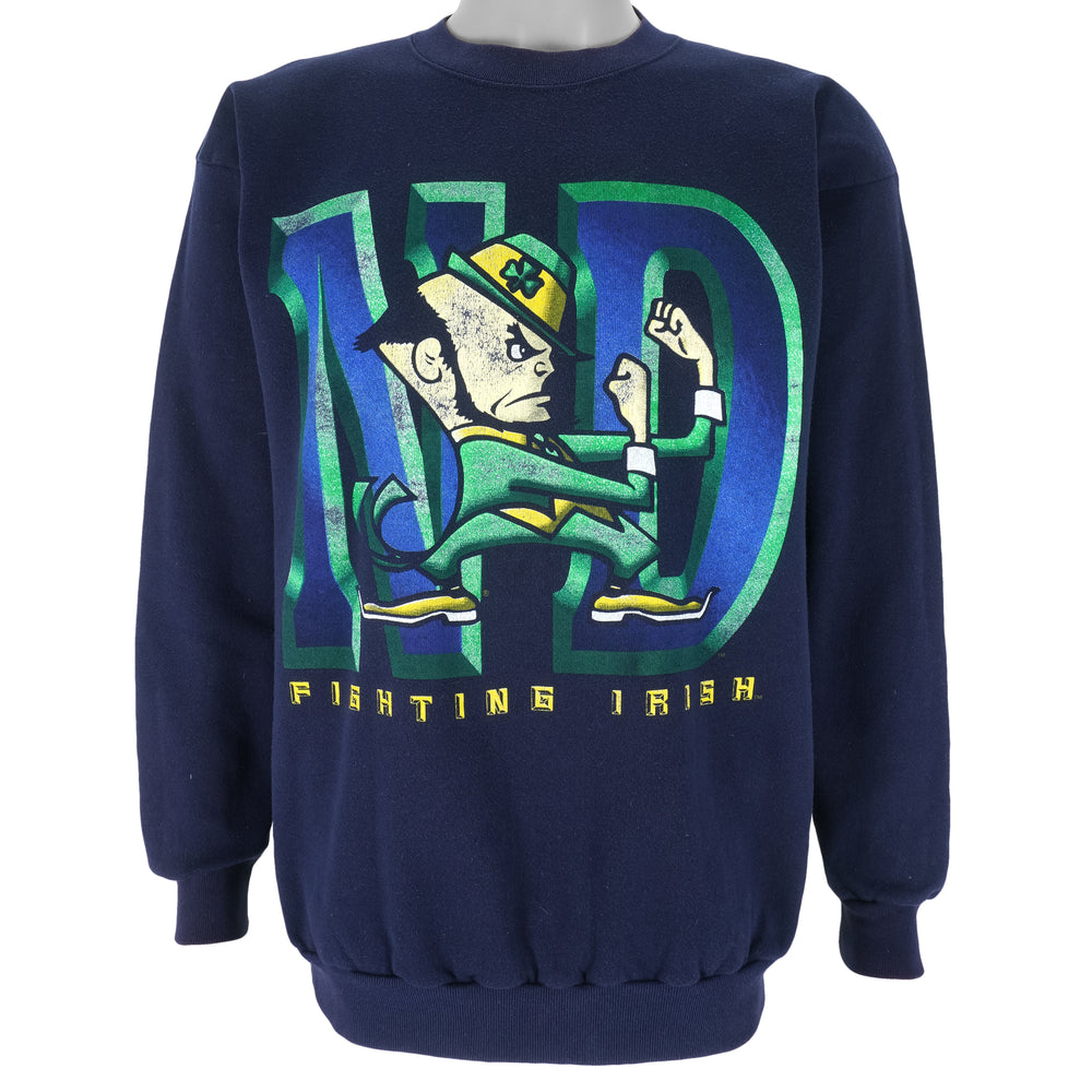 NCAA (TNT) - Notre Dame Fighting Irish Sweatshirt 1990s X-Large Vintage Retro Football College