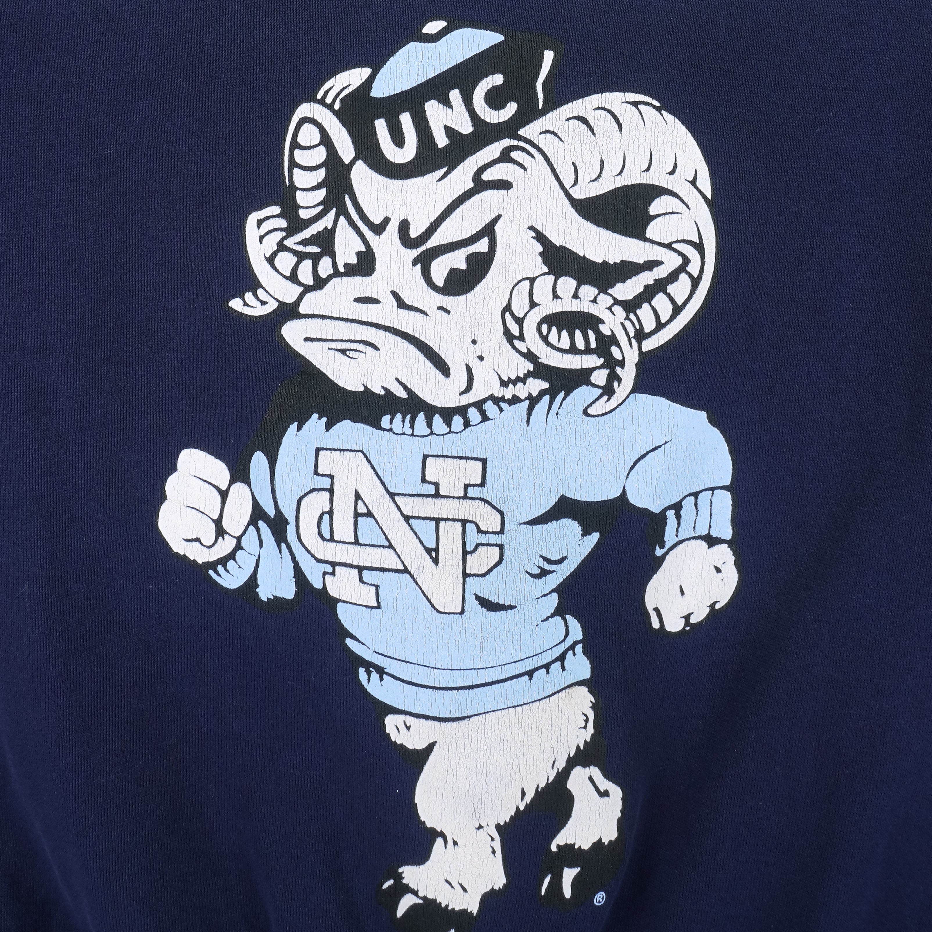 NCAA (TSI) - North Carolina Tar Heels Crew Neck Sweatshirt 1990s X-Large Vintage Retro Football College