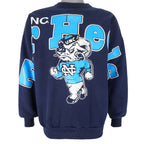 NCAA - North Carolina Tar Heels Crew Neck Sweatshirt 1990s X-Large Vintage Retro Football College