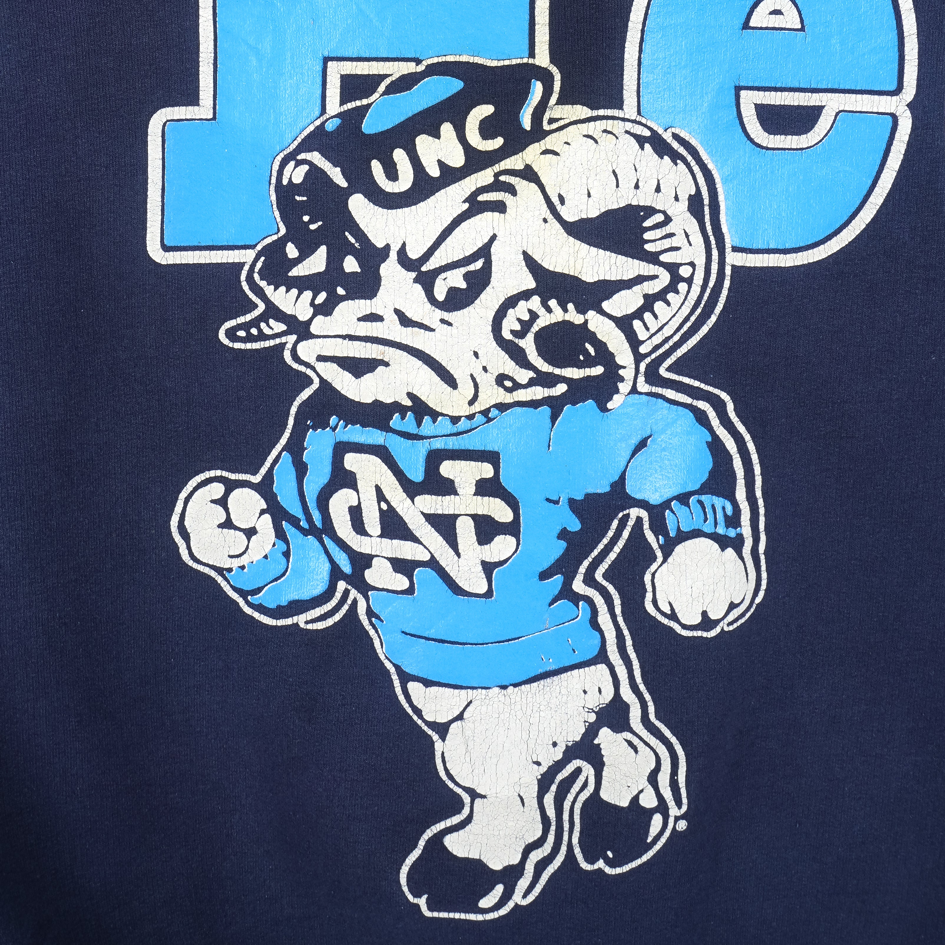 NCAA - North Carolina Tar Heels Crew Neck Sweatshirt 1990s X-Large Vintage Retro Football College