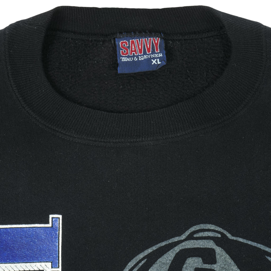 NCAA (Savvy) - Georgetown Hoyas Crew Neck Sweatshirt 1990s X-Large Vintage Retro Football College