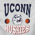 NCAA (Tultex) - UCONN Huskies Crew Neck Sweatshirt 1990s X-Large Vintage Retro Basketball College
