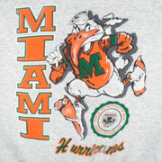 NCAA - Miami Hurricanes Crew Neck Sweatshirt 1990s X-Large Vintage Retro Football College