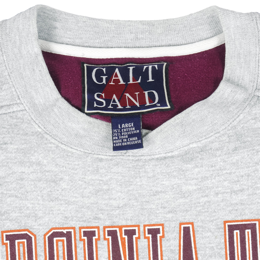 NCAA (Galt Sand) - Virginia Tech Hokies Crew Neck Sweatshirt 1990s Large