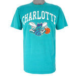 NBA (Belton) - Charlotte Hornets T-Shirt 1990s Medium