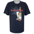 Budweiser (Anvil) - Black King Of Beers T-Shirt 1990s X-Large Vintage Retro