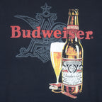 Budweiser (Anvil) - Black King Of Beers T-Shirt 1990s X-Large Vintage Retro