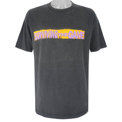 Vintage - Surviving The Game The Ultimate Manhunt Ice-T T-Shirt 1994 X-Large