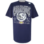 NFL (Logo 7) - Dallas Cowboys Big Logo Champions T-Shirt 1996 X-Large Vintage Retro Football