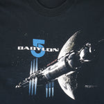 Vintage - Warner Bros Babylon 5 Movie T-Shirt 1994 X-Large Vintage Retro