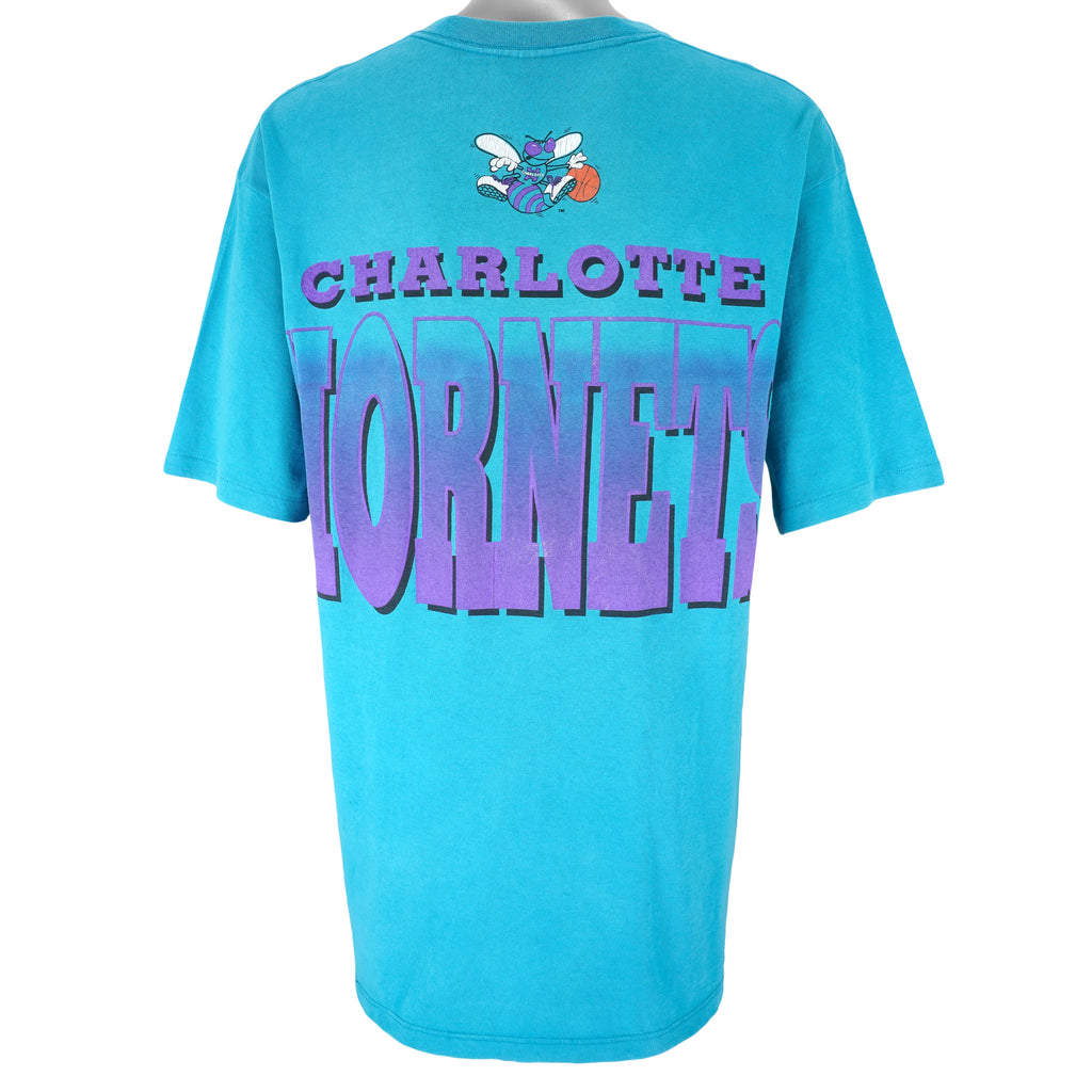 Starter - Charlotte Hornets T-Shirt 1990s X-Large Vintage Retro Basketball