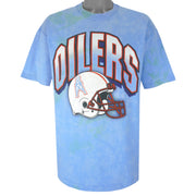 NFL (Artex) - Houston Oilers T-Shirt 1990s X-Large Vintage Retro Football