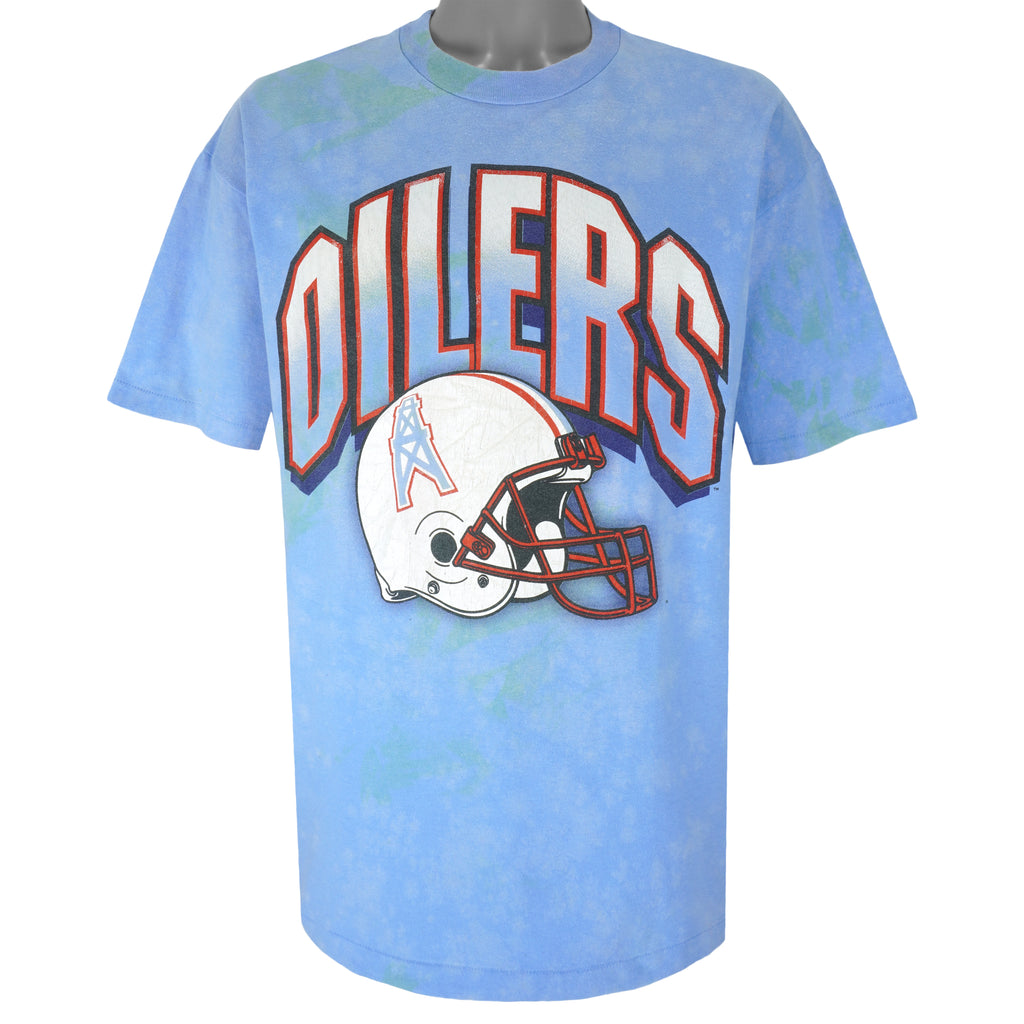 NFL (Artex) - Houston Oilers T-Shirt 1990s X-Large Vintage Retro Football