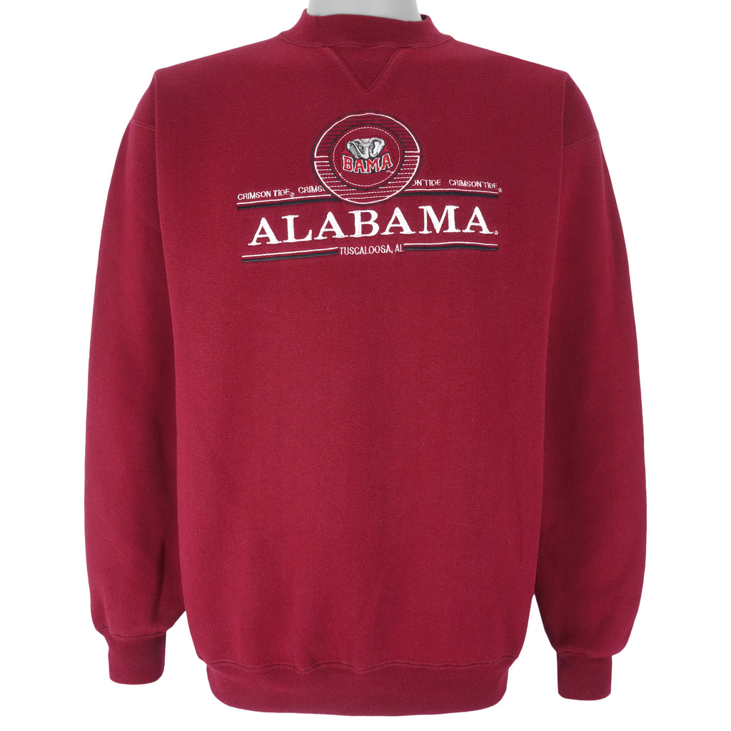 NCAA (Lee) - Alabama Crimson Tide Crew Neck Sweatshirt 1990s X-Large Vintage Retro College