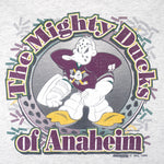 NHL (Trench) - Mighty Ducks of Anaheim Breakout T-Shirt 1994 Large Vintage Retro Hockey
