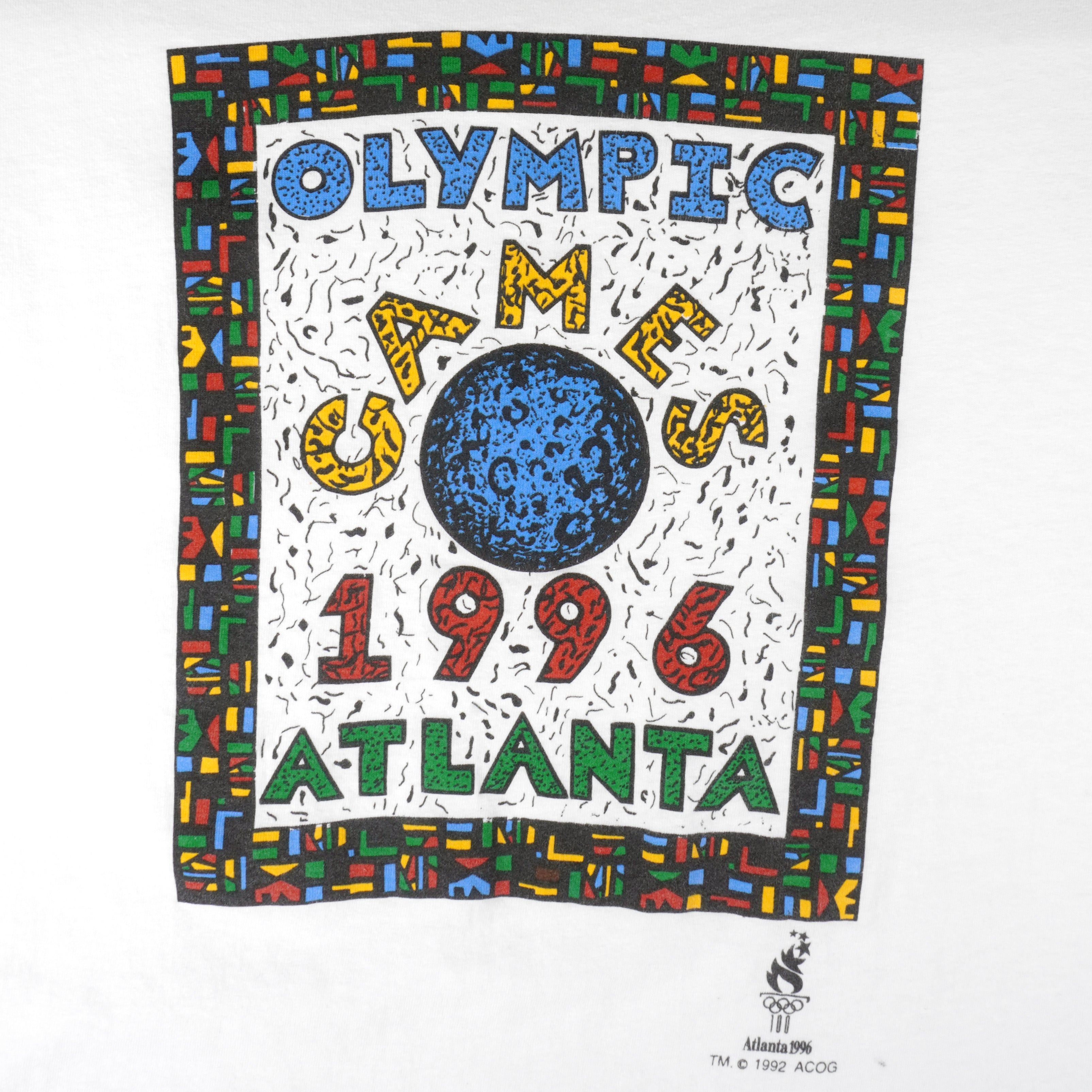 Vintage (Hanes) - Atlanta Olympic Single Stitch T-Shirt 1996 Large Vintage Retro