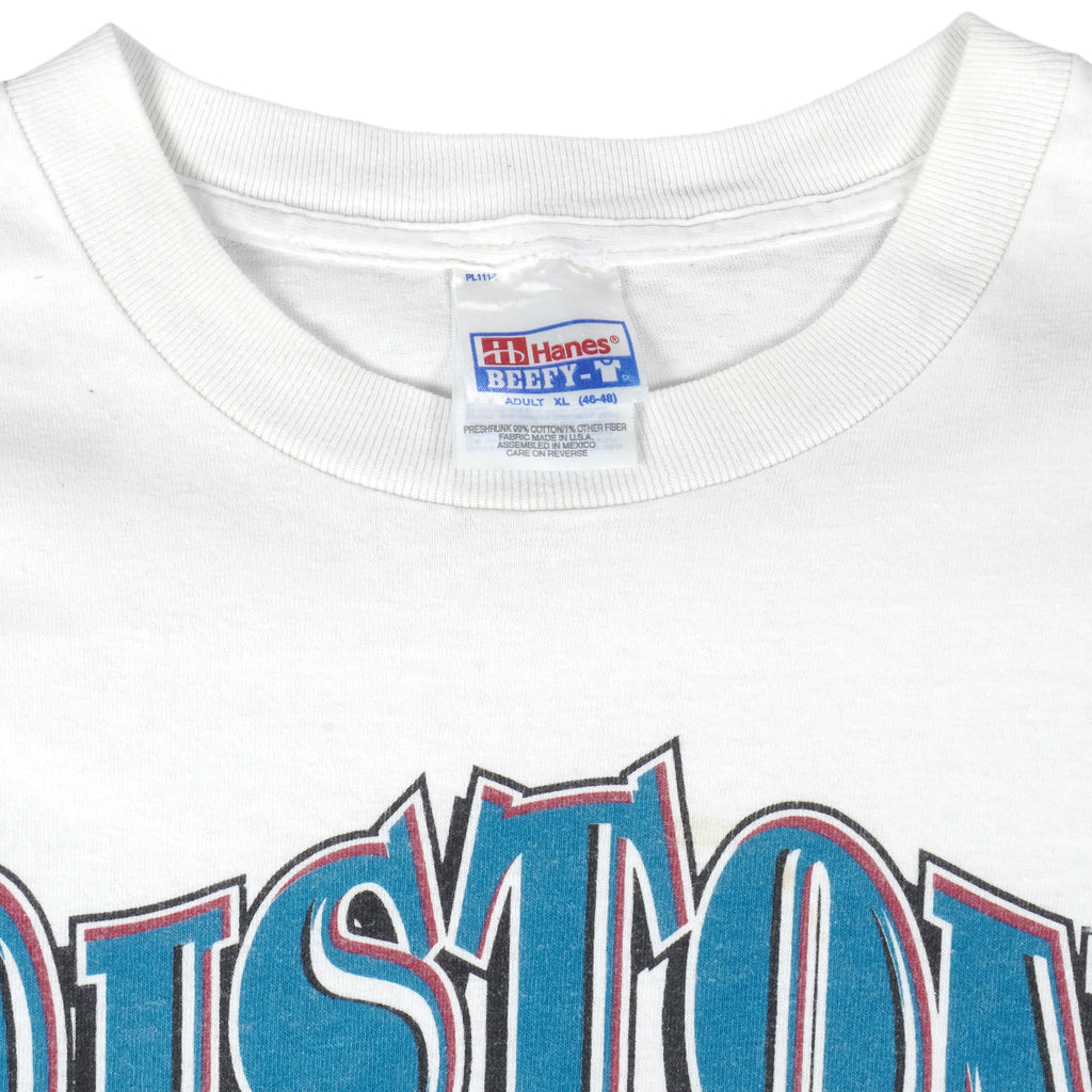 NBA (Hanes) - Detroit Pistons T-Shirt 1990s X-Large Vintage Retro Basketball