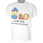 Vintage (High Cotton) - South Park Oh My God They Killed Kenny T-Shirt 1990s Medium