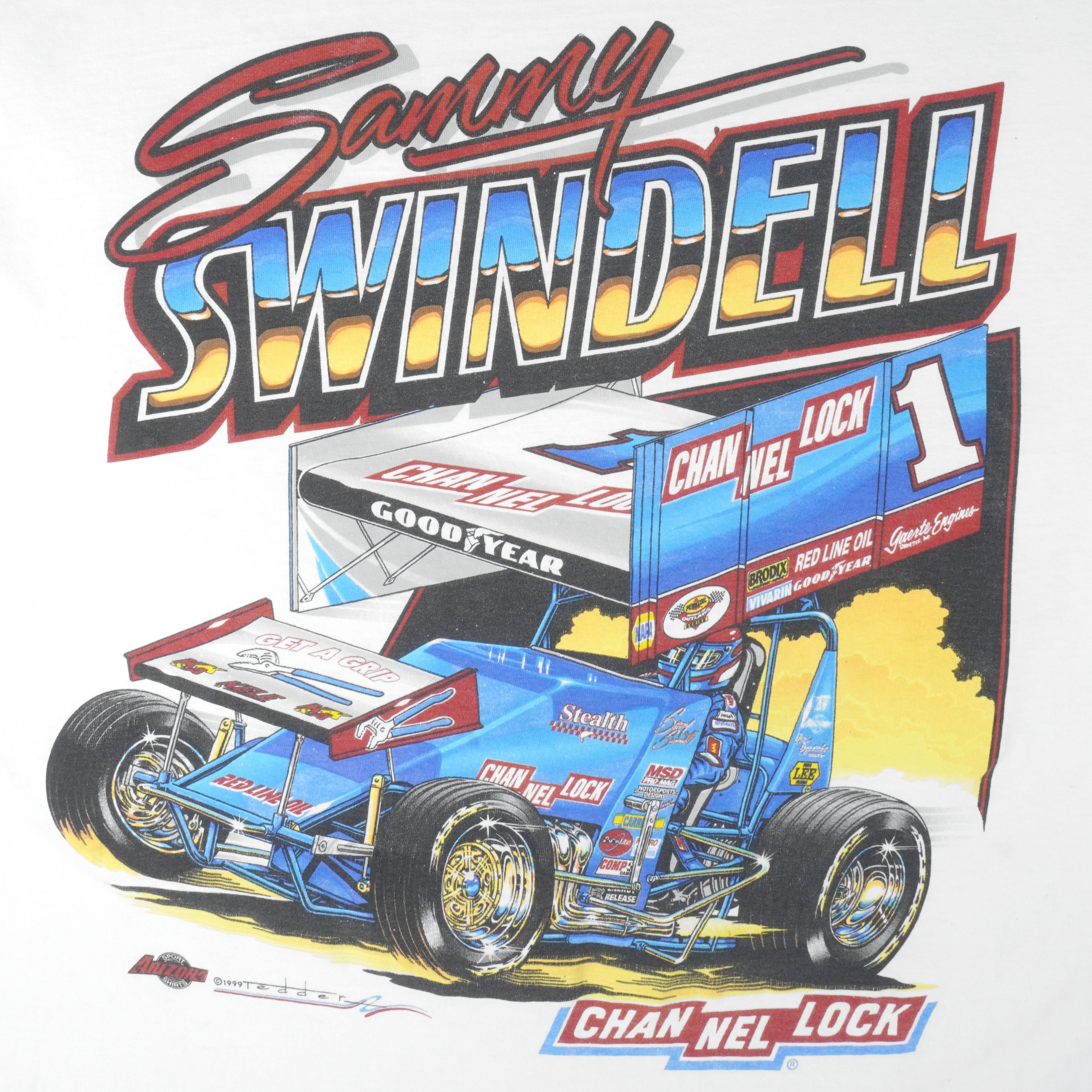 Vintage (Arizona) - Sammy Swindell Channel Lock T-Shirt 1993 X-Large Vintage Retro