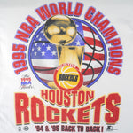 Starter - Houston Rockets NBA World Champions T-Shirt 1995 X-Large Vintage Retro Basketball