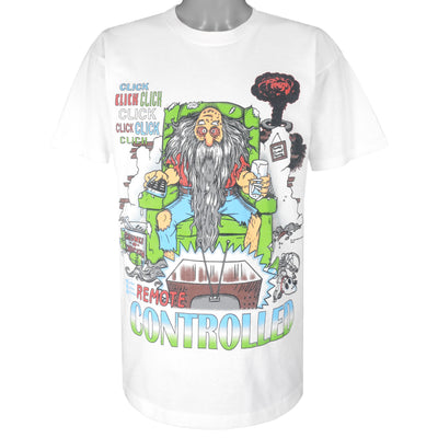 Vintage - Remote Controlled Macho Earth Natives Single Stitch T-Shirt 1990s Large