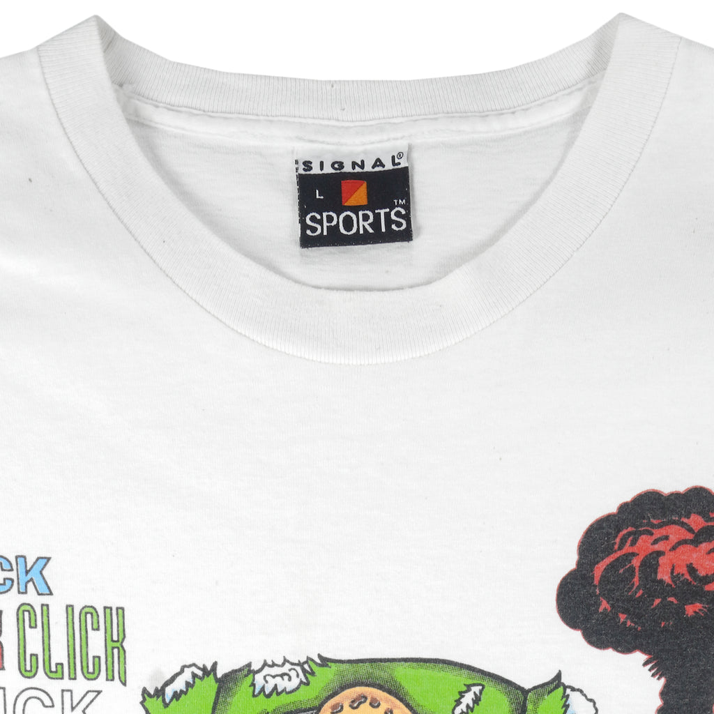 Vintage - Remote Controlled Macho Earth Natives Single Stitch T-Shirt 1990s Large Vintage Retro