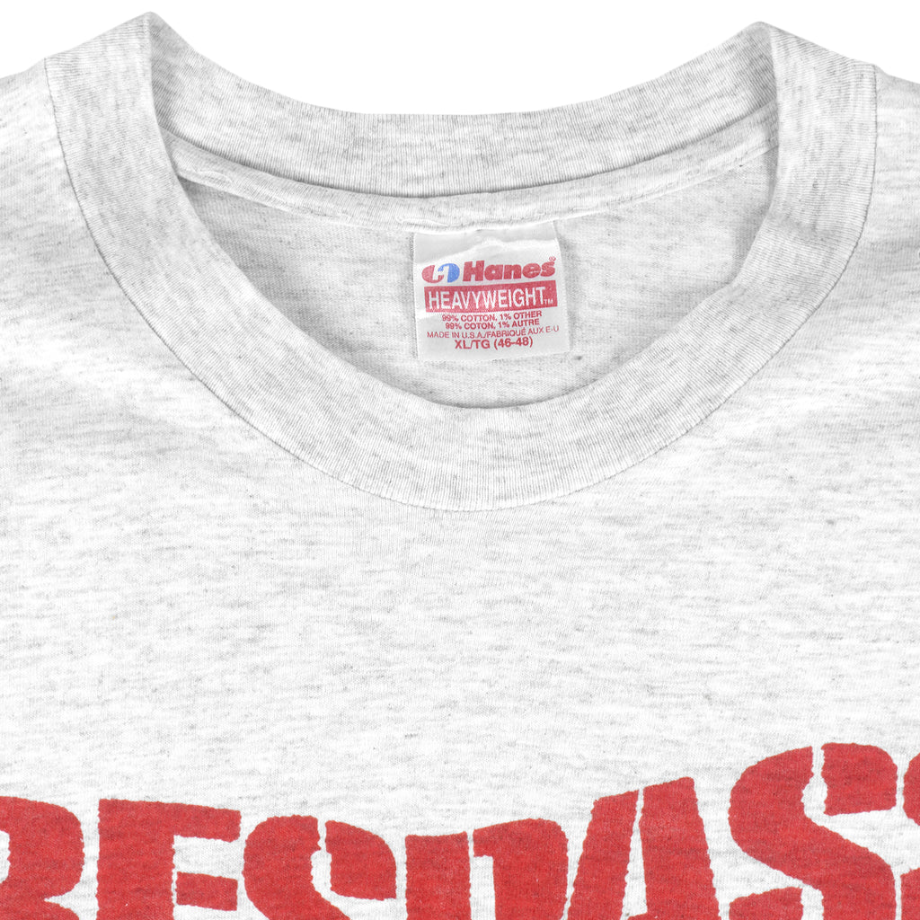 Vintage (Hanes) - Trespass T-Shirt 1993 X-Large Vintage Retro