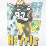 NFL (Salem) - Green Bay Packers Timothy Harris T-Shirt 1990 Large Vintage Retro Football