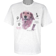 Vintage (Oneita) - Golden Retriever Single Stitch T-Shirt 1990 Large Vintage Retro