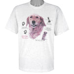 Vintage (Oneita) - Golden Retriever Single Stitch T-Shirt 1990 Large